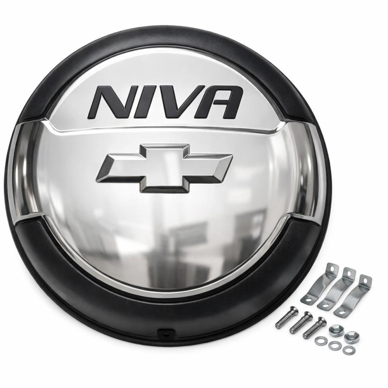 Колпак запасного колеса CHEVROLET NIVA НЕРЖАВЕЙКА   