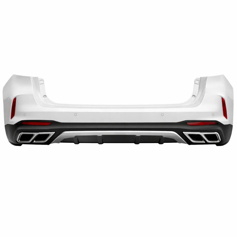 Бампер задний CHANGAN CS75 PLUS 2021 БЕЛЫЙ КИТАЙ (подбор краска компании) 3х слойка