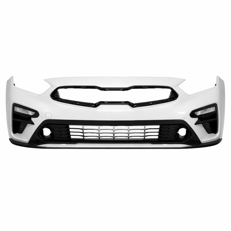 Бампер передний KIA CERATO 2019-2021 SWP (SNOW WHITE PEARL) 3х слойка