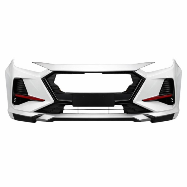 Бампер передний CHANGAN CS75 PLUS 2021 БЕЛЫЙ КИТАЙ (подбор краска компании) 3х слойка